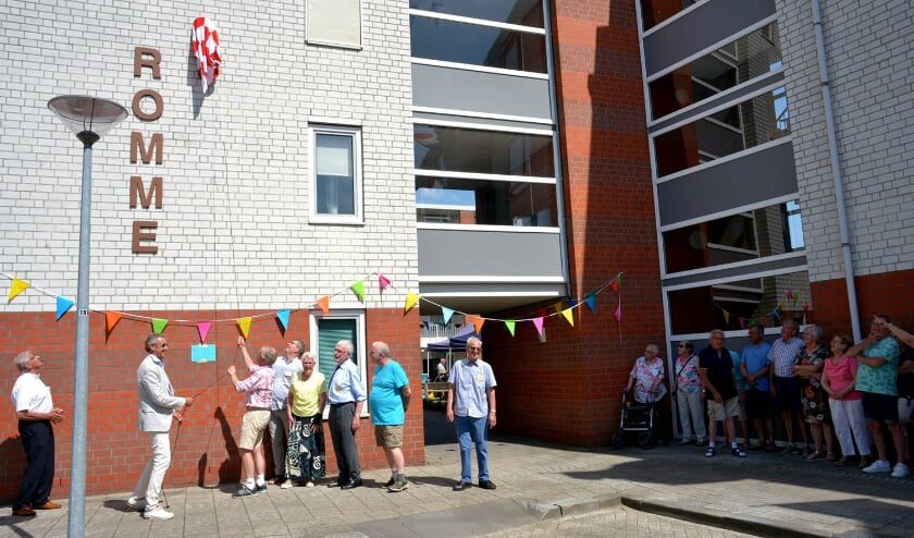 Appartementen De Romme waar vroeger de oude zuivelfabriek stond