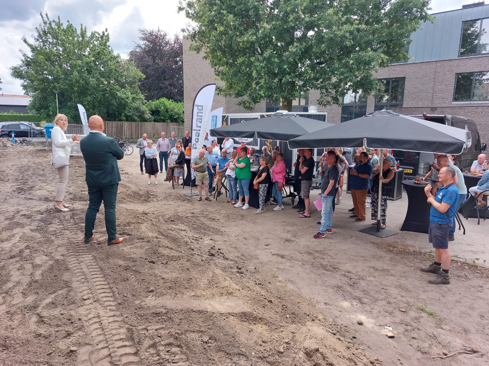 Hoogste Punt Kloosterhof en start bouw de Burgt PeelrandWonen Boekel