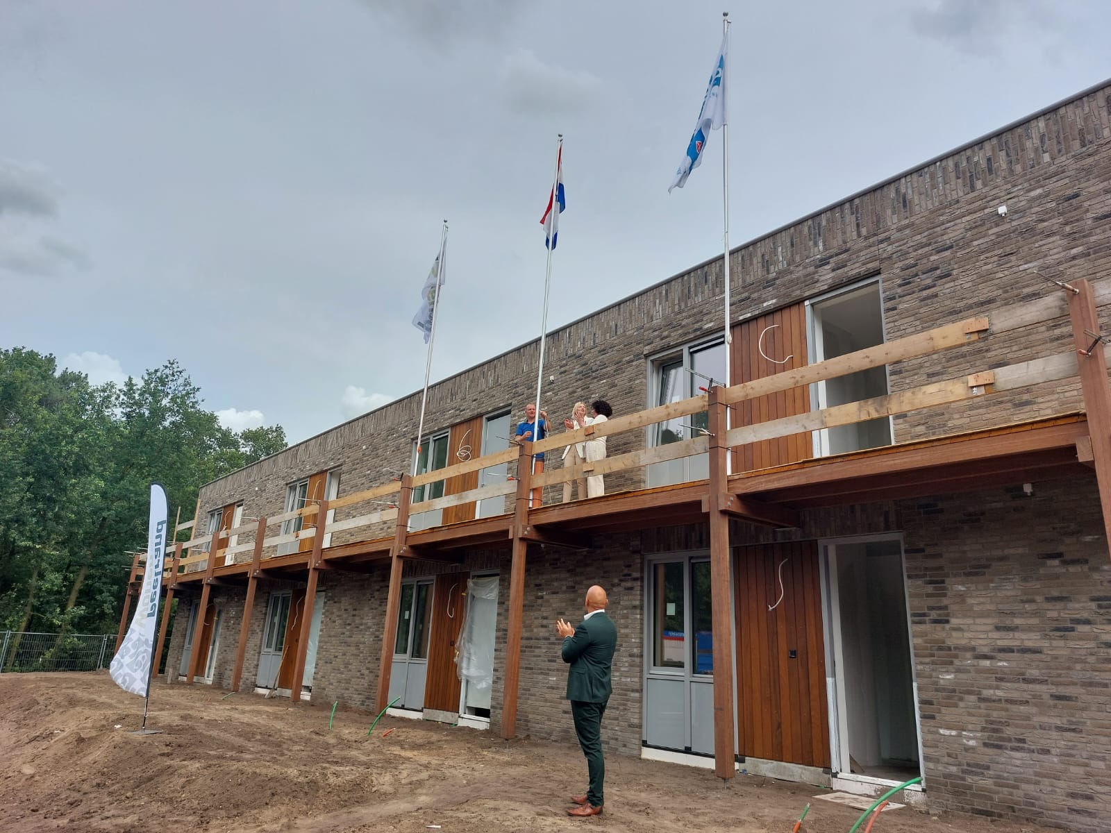 Hoogste Punt Kloosterhof en start bouw de Burgt PeelrandWonen Boekel