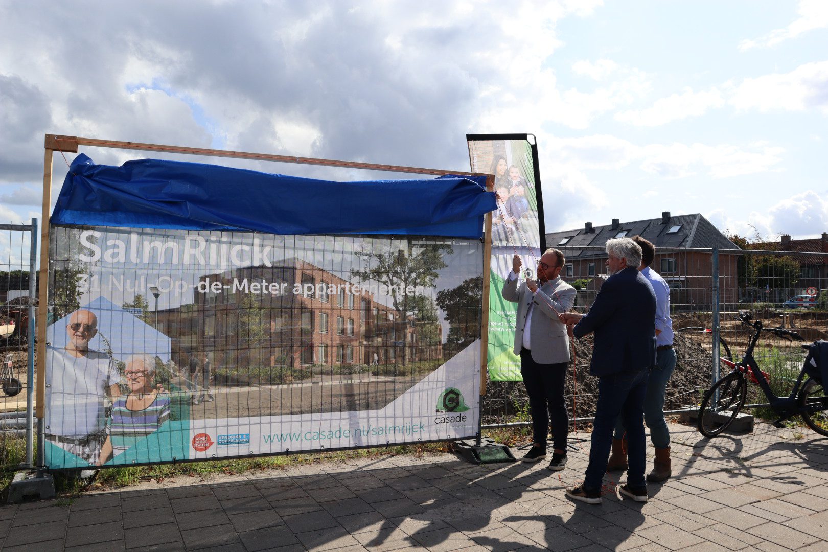 onthulling bouwdoek SalmRijck Loon op Zand Casade