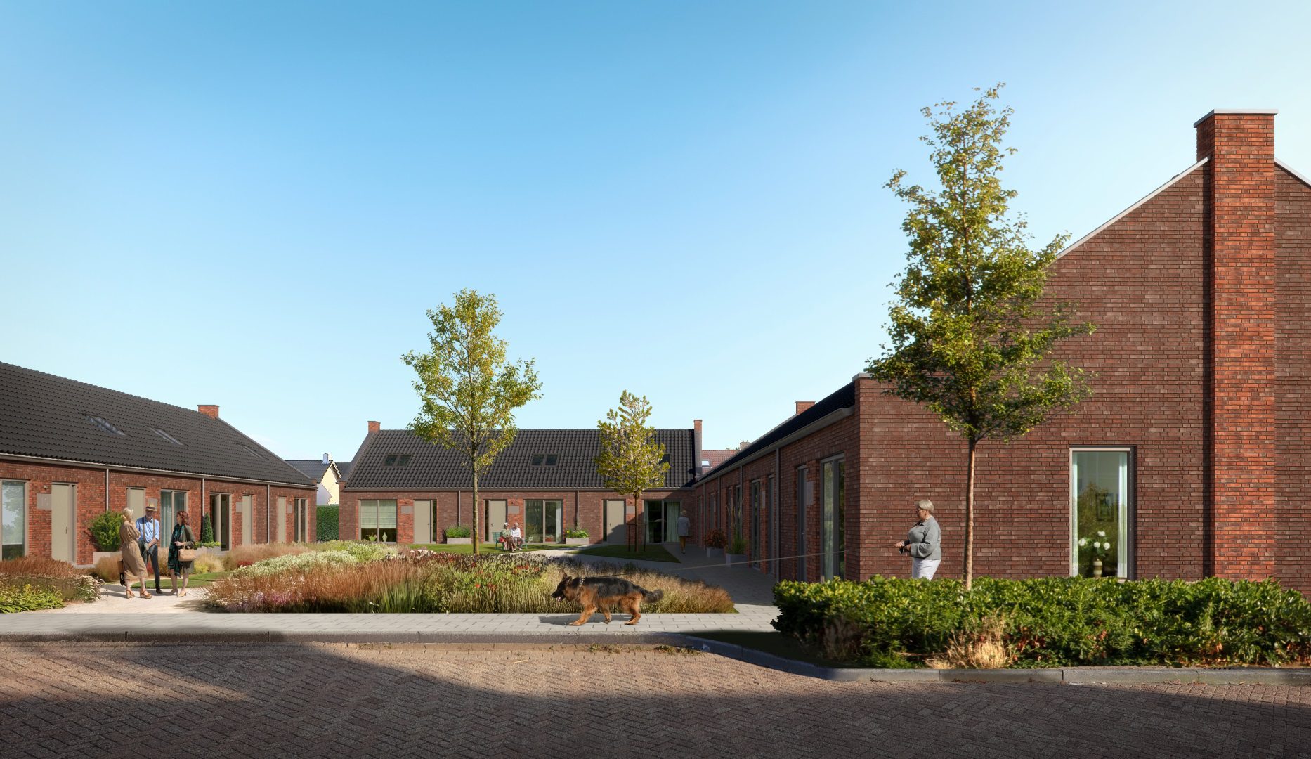 impressie gelijkvloerse woningen SalmRijck